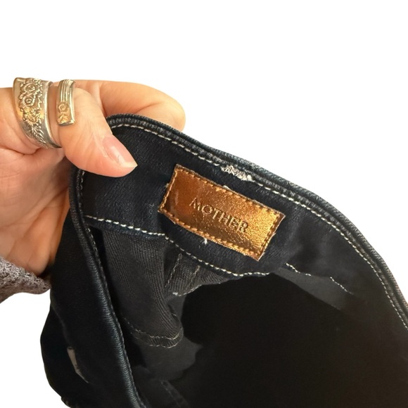 NWT Mother High Waisted Looker Skinny Denim in Coffee, Tea or Me? - Picture 9 of 11